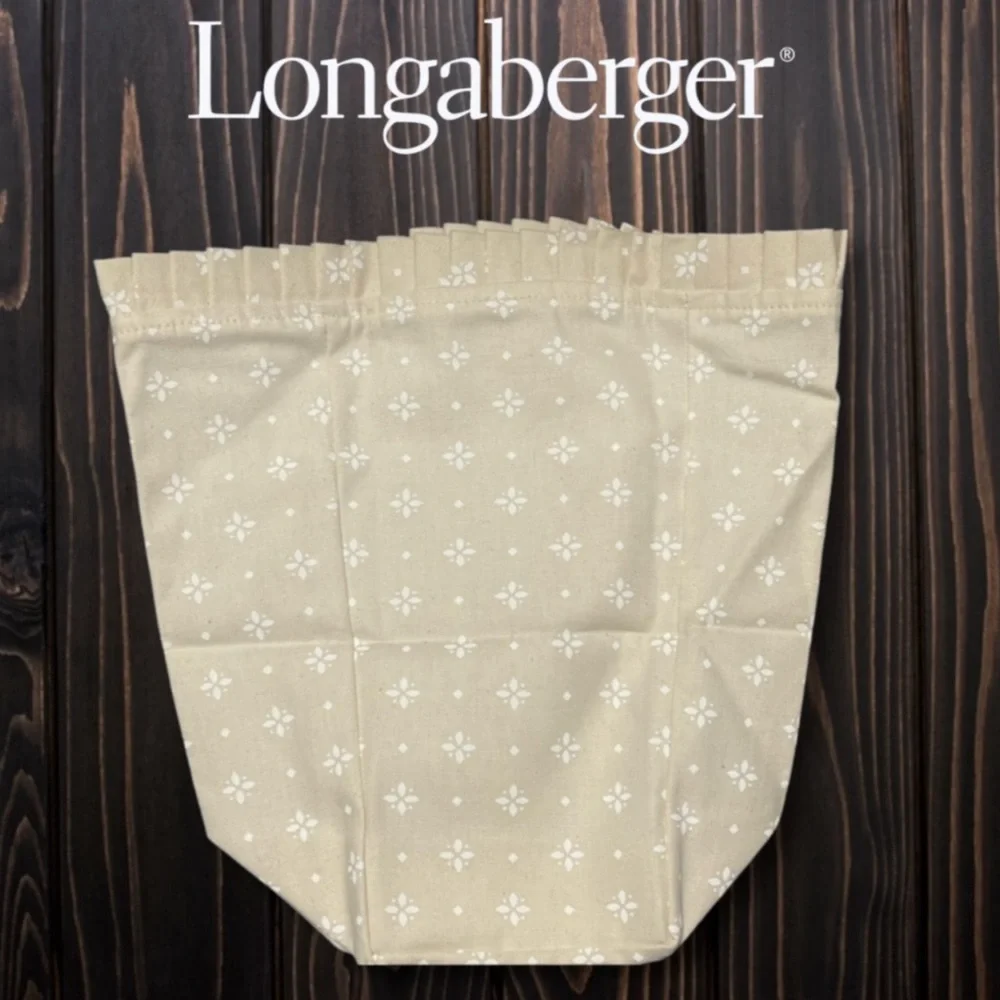 Longaberger Woven Traditions Ivory Fabric Liner